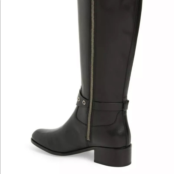 MICHAEL Michael Kors Heather Boot Wide Calf Black Boots - Size 8 - Picture 3 of 14